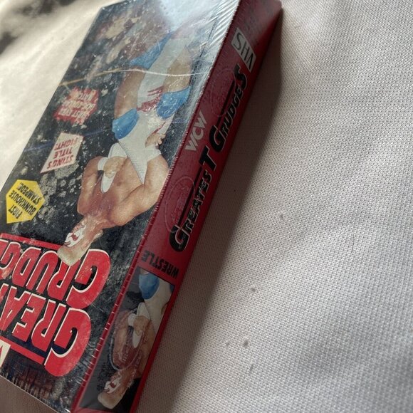 WCW "Greatest Grudges" VHS Wrestling Tape Sealed Rare Classic Matches Retro Coll - Picture 5 of 12